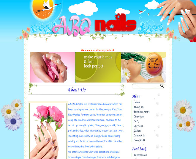 TABQ Nails - Page Details