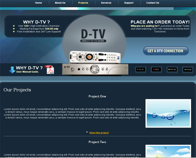 DTV Page