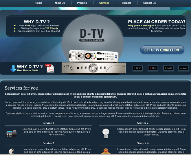 DTV Page