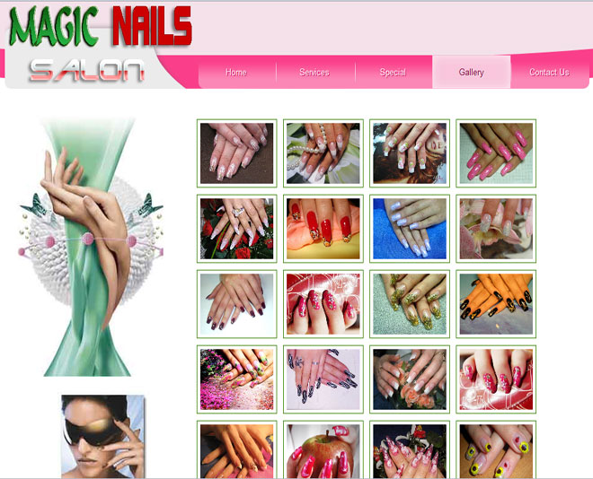 Magic Nails - Page Details