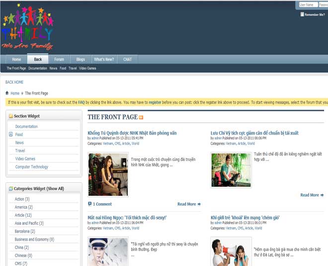 Phamily12 Personal Web